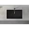 Ruvati 33"x19" Granite Composite Undermount Sgl Bowl Kitchen Sink, Blk RVG2080BK - alternate 8